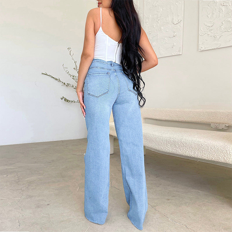 TALIA – High-Waisted Wide Leg Jeans