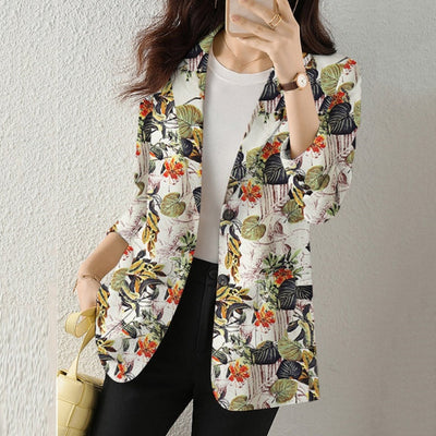 Blazer mit floralem Muster | Eleganz & Frische | Vielseitig kombinierbar