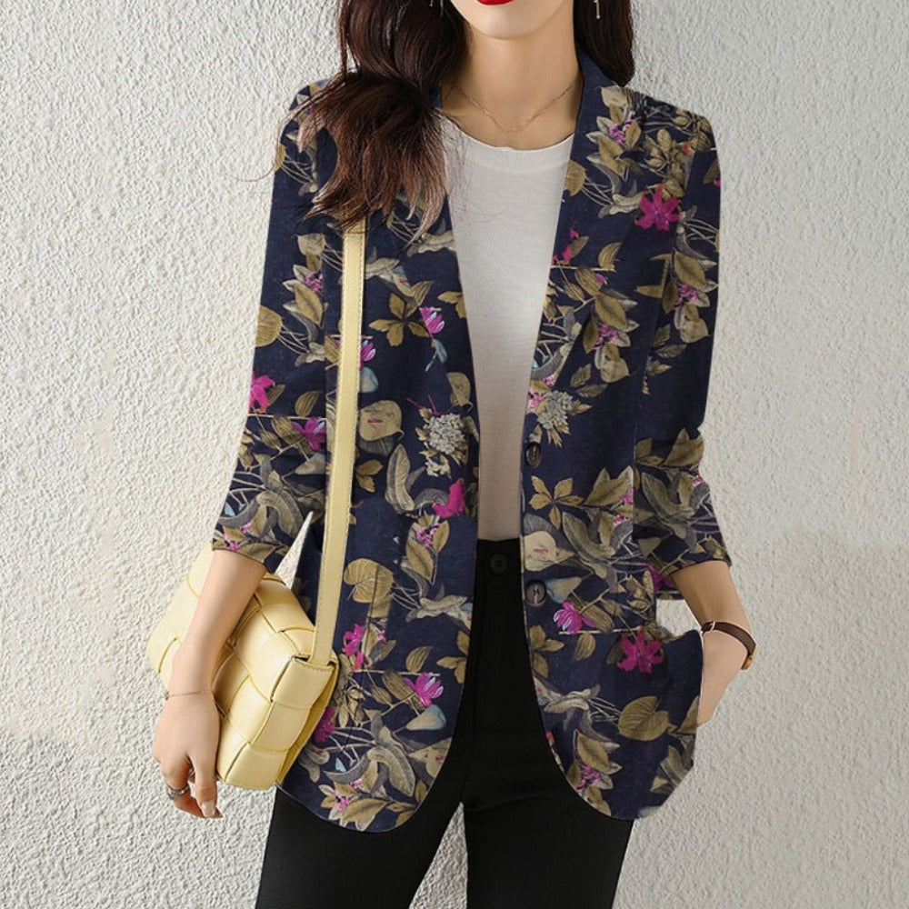 Blazer mit floralem Muster | Eleganz & Frische | Vielseitig kombinierbar