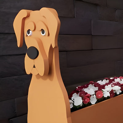 Deutsche Dogge Pflanzgefäß