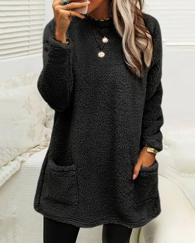 Avelena | Langer, Warmer Winterpullover für Frauen