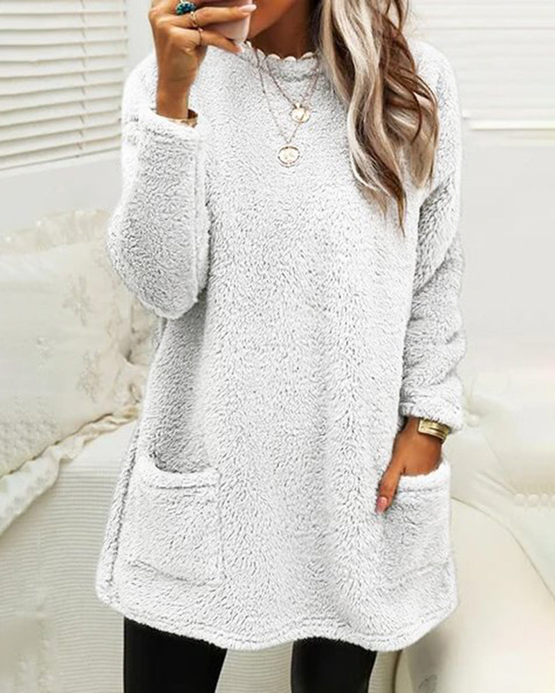 Avelena | Langer, Warmer Winterpullover für Frauen