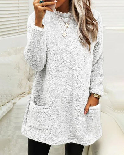 Avelena | Langer, Warmer Winterpullover für Frauen