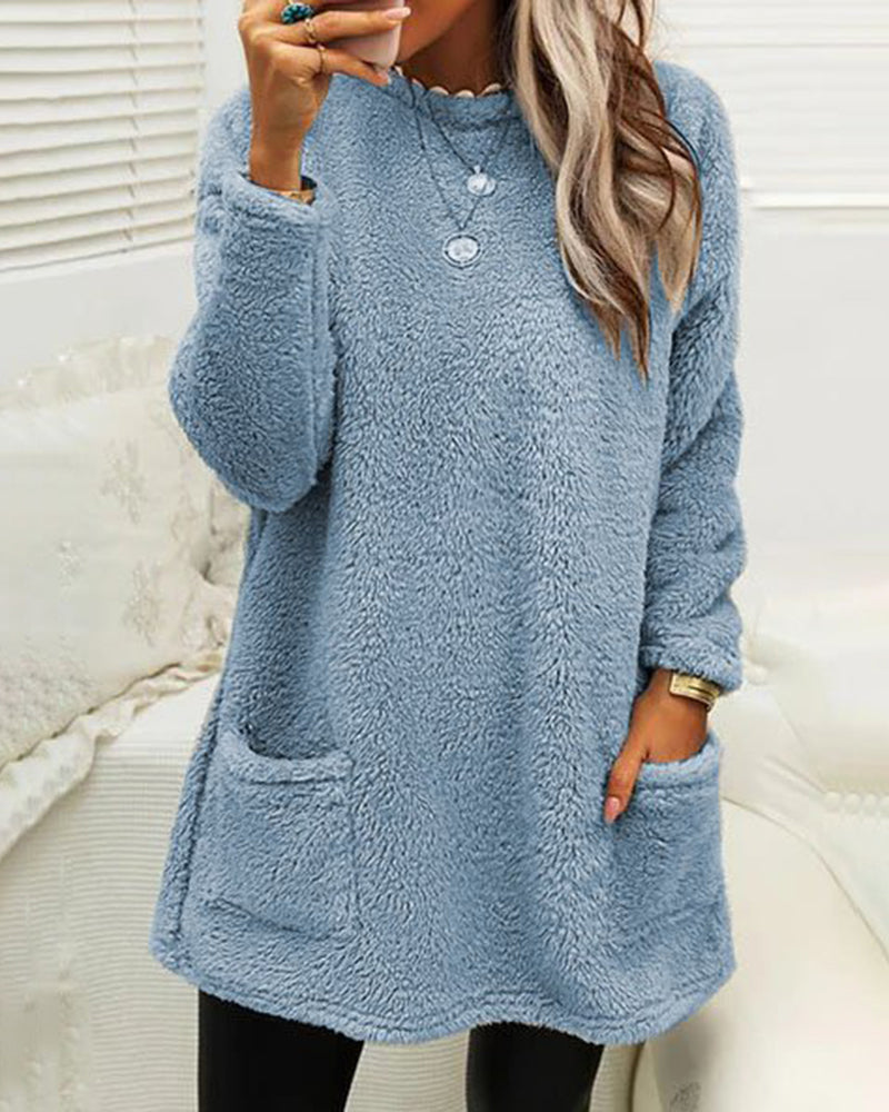 Avelena | Langer, Warmer Winterpullover für Frauen