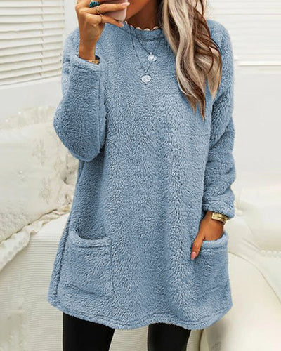 Avelena | Langer, Warmer Winterpullover für Frauen