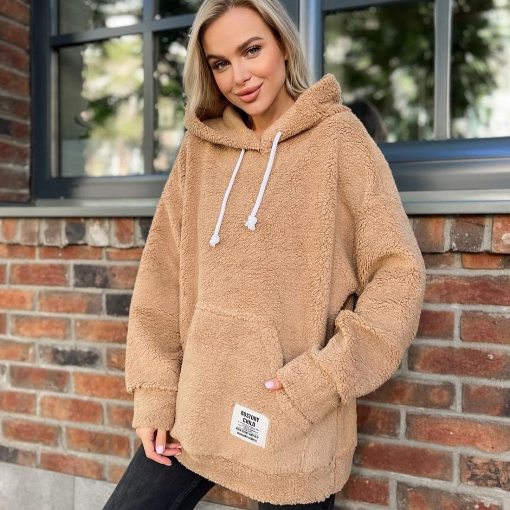 Avelena | Modischer Plüsch-Hoodie