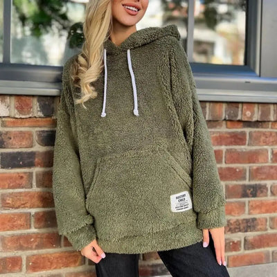Avelena | Modischer Plüsch-Hoodie