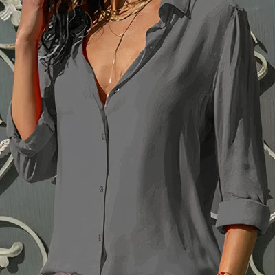 Madeline | Elegante Chiffonbluse für Frauen