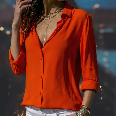 Madeline | Elegante Chiffonbluse für Frauen