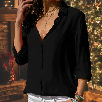 Madeline | Elegante Chiffonbluse für Frauen