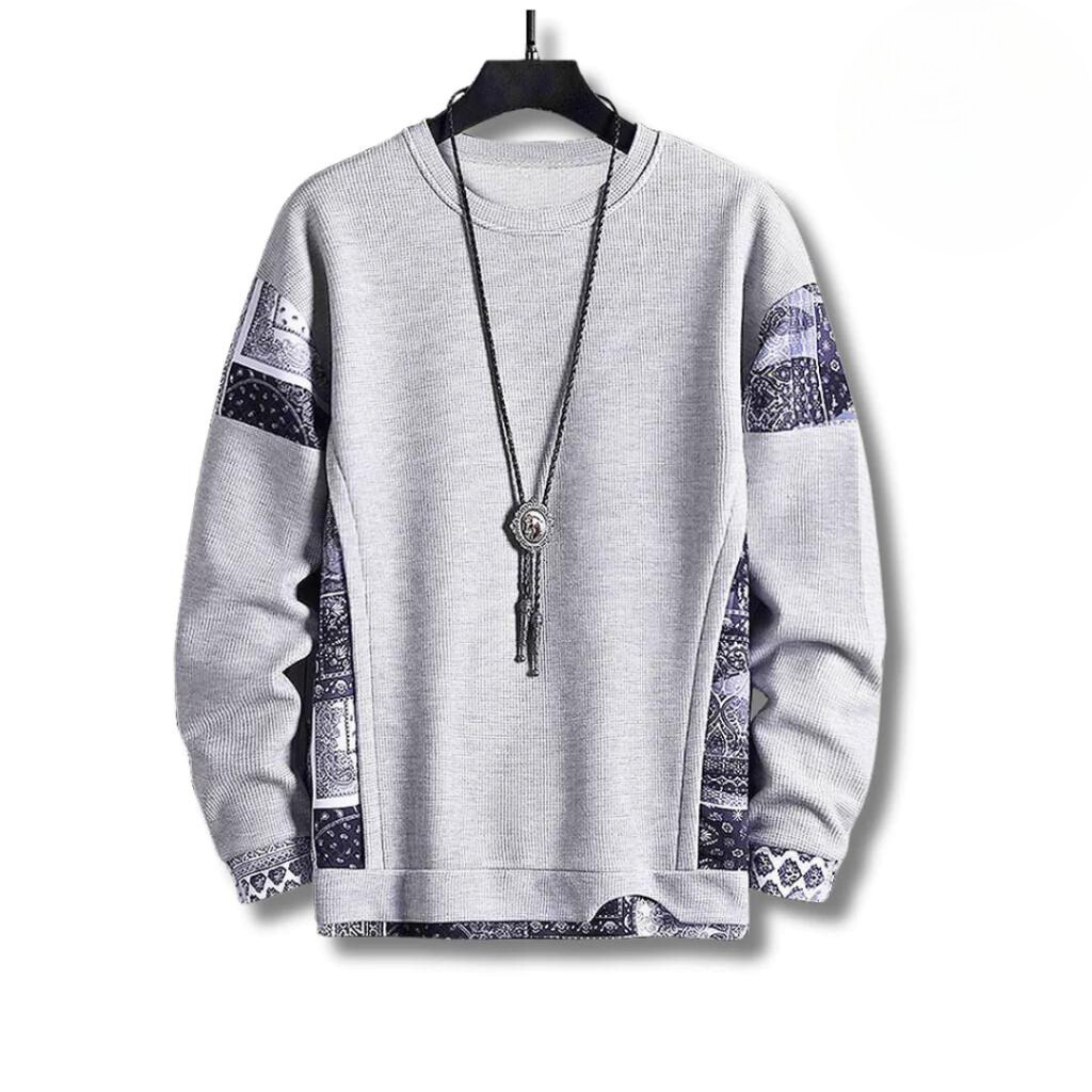 Avelena | Stilvoller Patchwork-Pullover