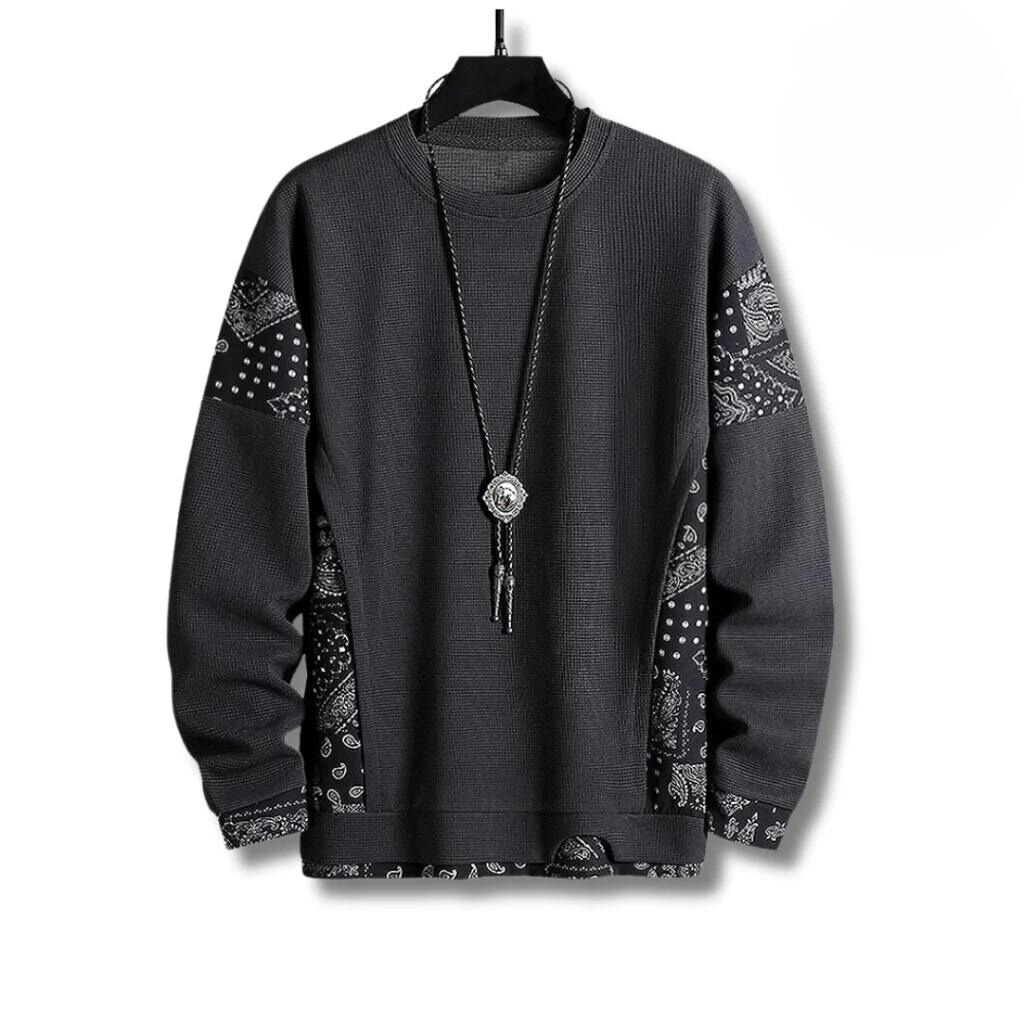 Avelena | Stilvoller Patchwork-Pullover