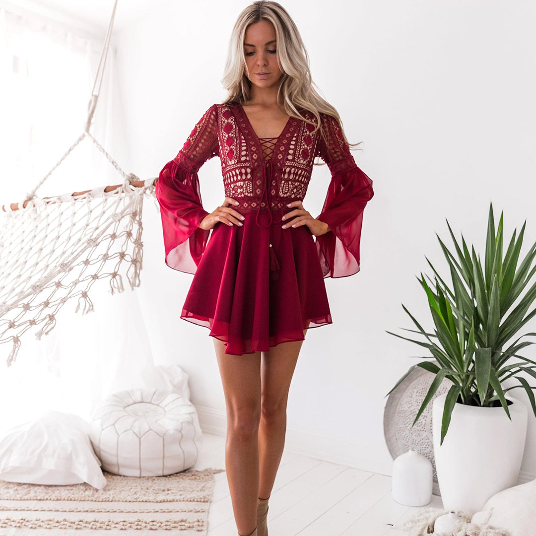 Avelena | Trendiges Kleid mit Modischen Details