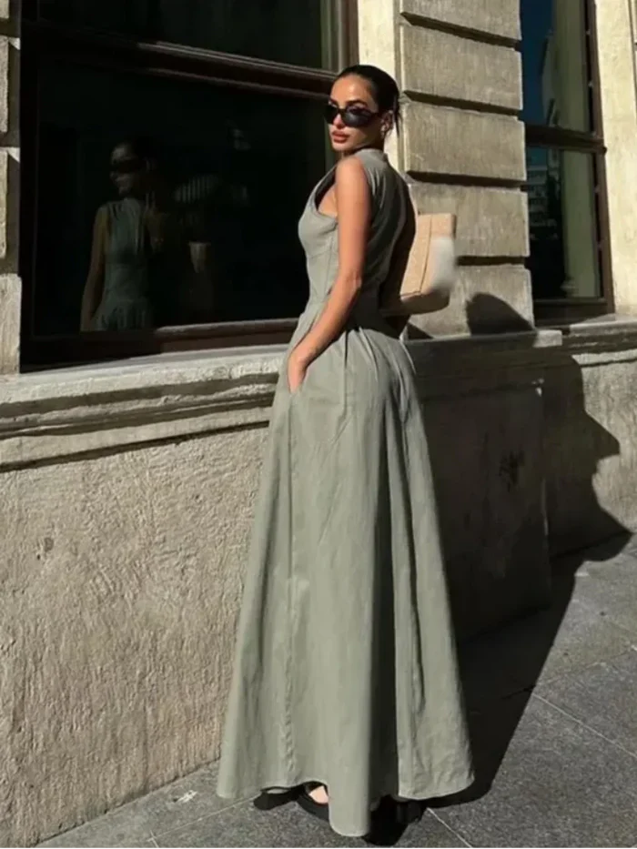 Michi – Luxuriöses Kleid mit Reißverschluss