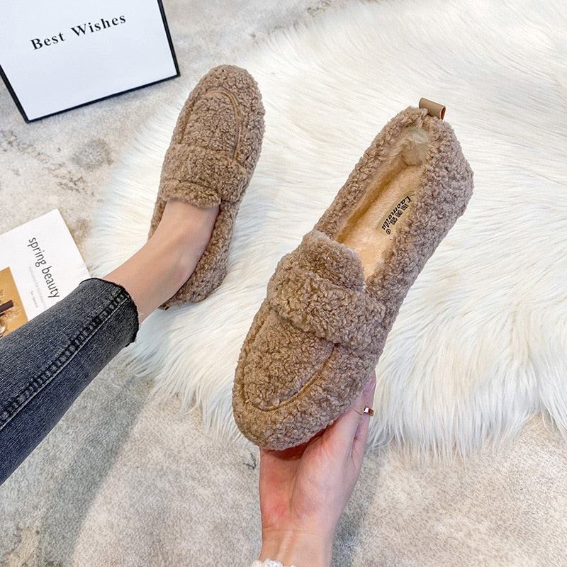 Flauschige Mokassins | Warm, Bequem & Stilvoll | Eleganter Casual-Look
