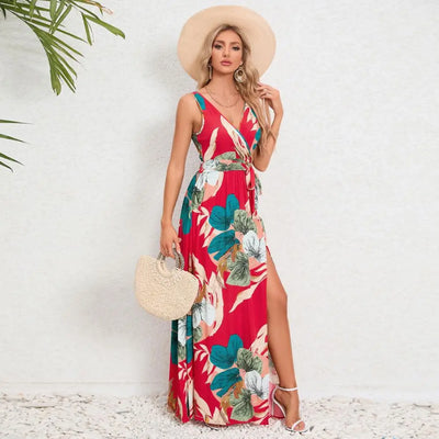 Brianne – Elegantes Maxikleid mit Blumenmuster