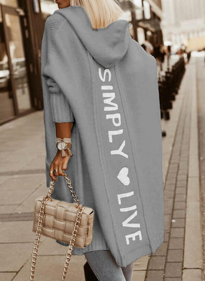 Avelena | Kapuzen-Sweatjacke mit Simply Live Print