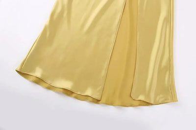 Avelena | Langes Gelbes Kleid