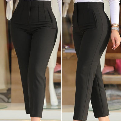 Avelena | Hosen Damen High-Waist Slim-Fit Hose für Einen Eleganten Look