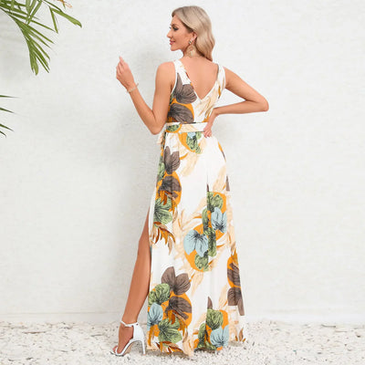 Brianne – Elegantes Maxikleid mit Blumenmuster