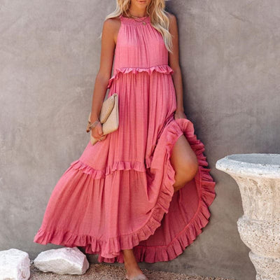 Elyndria – Elegantes Ärmelloses Maxikleid