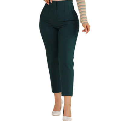 Avelena | Hosen Damen High-Waist Slim-Fit Hose für Einen Eleganten Look