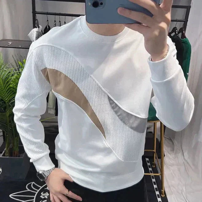 Avelena | Mode Pullover mit Lockerem O-Ausschnitt