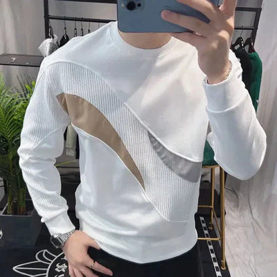 Avelena | Mode Pullover mit Lockerem O-Ausschnitt