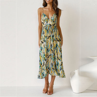 Sommer-Maxikleid mit Print | Leicht und Luftig | Perfekt für warme Tage