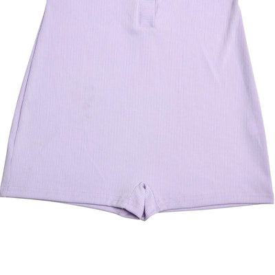 Avelena | Geripptes High-Waist Playsuit