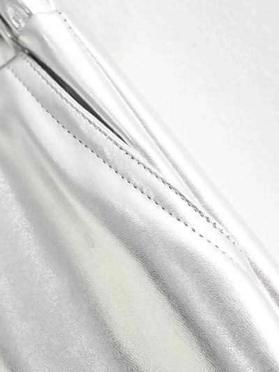 Avelena | Glamouröse Silberne Hose