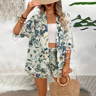Veina – Charmantes Sommer-Set mit Blumenmuster