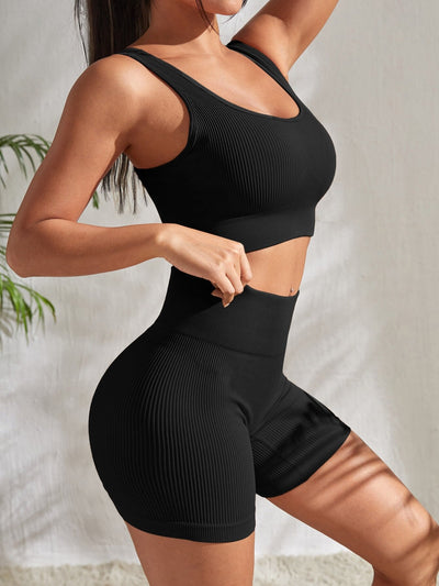 Avelena | Sportoutfit Schönes Sportset mit Shorts und Tops für Damen