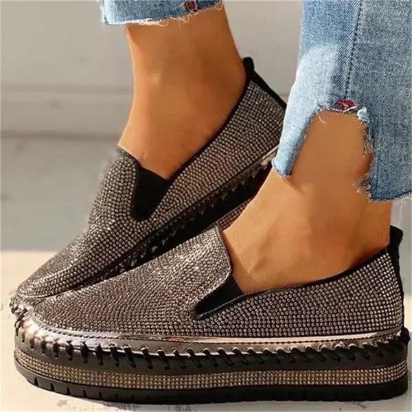 Noctaria – Schillernde Slip-on-Sneaker