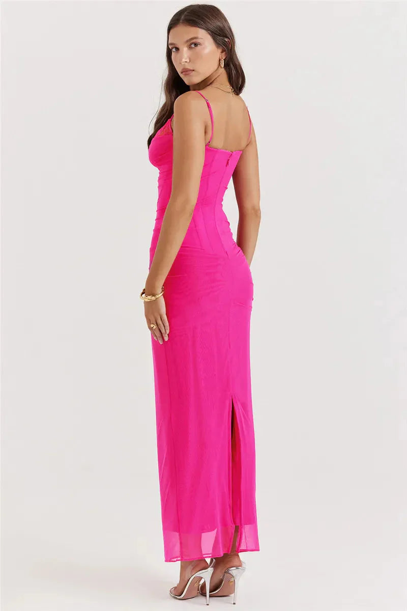 Avelena | Elegantes Kleid mit Spitzenrand