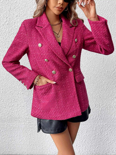 Avelena | Pink Tweed Blazer