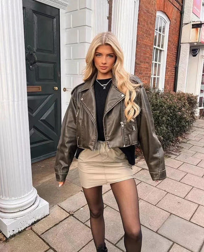 Avelena | Rebel Lederjacke