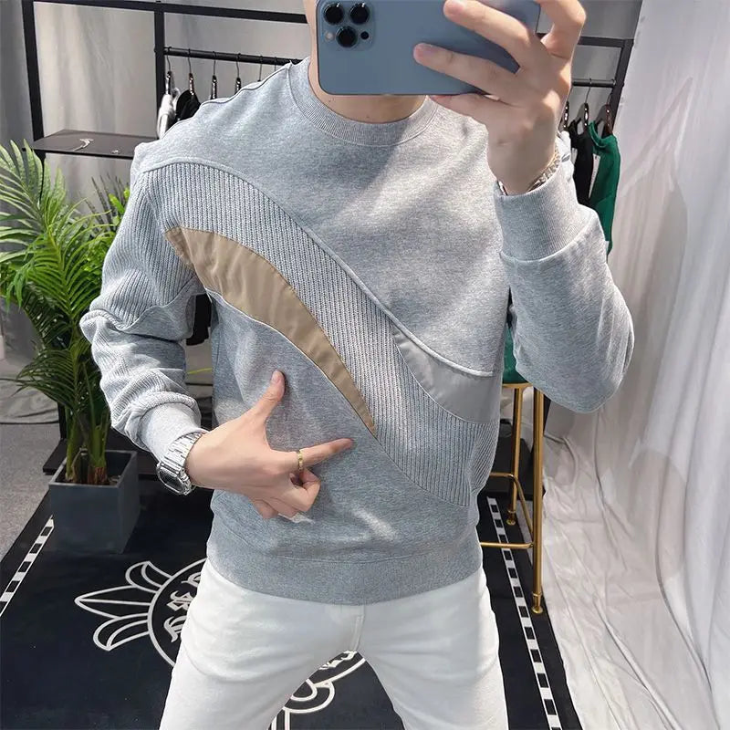 Avelena | Mode Pullover mit Lockerem O-Ausschnitt