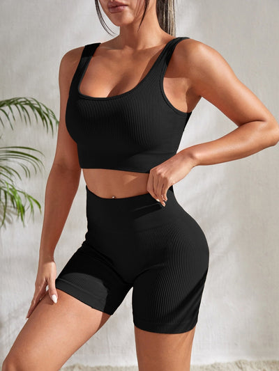 Avelena | Sportoutfit Schönes Sportset mit Shorts und Tops für Damen
