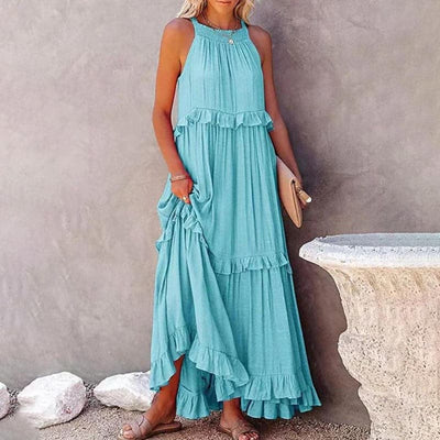 Elyndria – Elegantes Ärmelloses Maxikleid