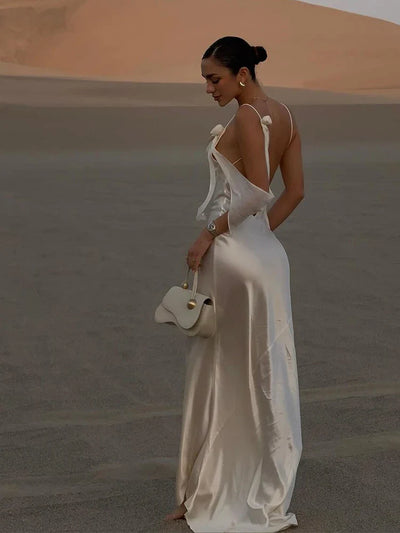 Abendkleid | Drapierter Ausschnitt | Elegante Silhouette