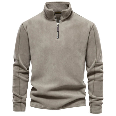 Fleece-Pullover | Halber Reißverschluss | Bequeme Wärme