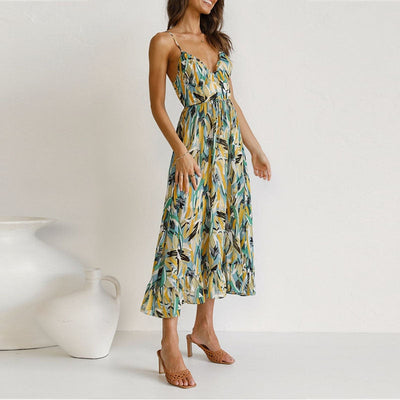 Sommer-Maxikleid mit Print | Leicht und Luftig | Perfekt für warme Tage