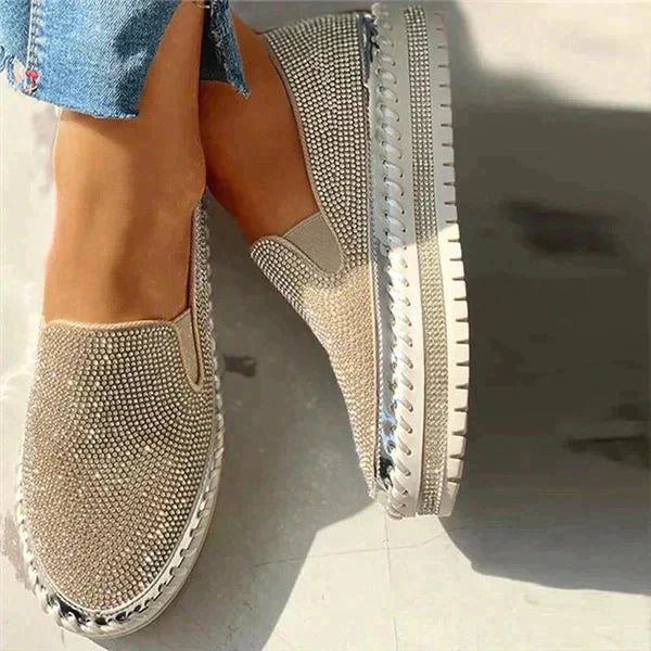 Noctaria – Schillernde Slip-on-Sneaker