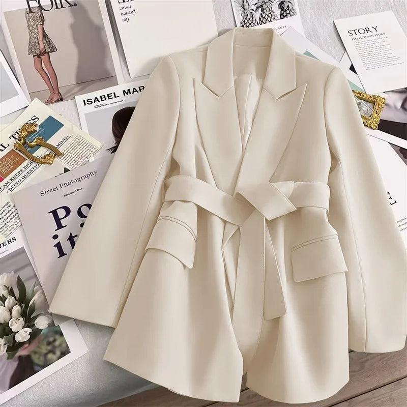 Avelena | Langarm-Blazer mit Schleife