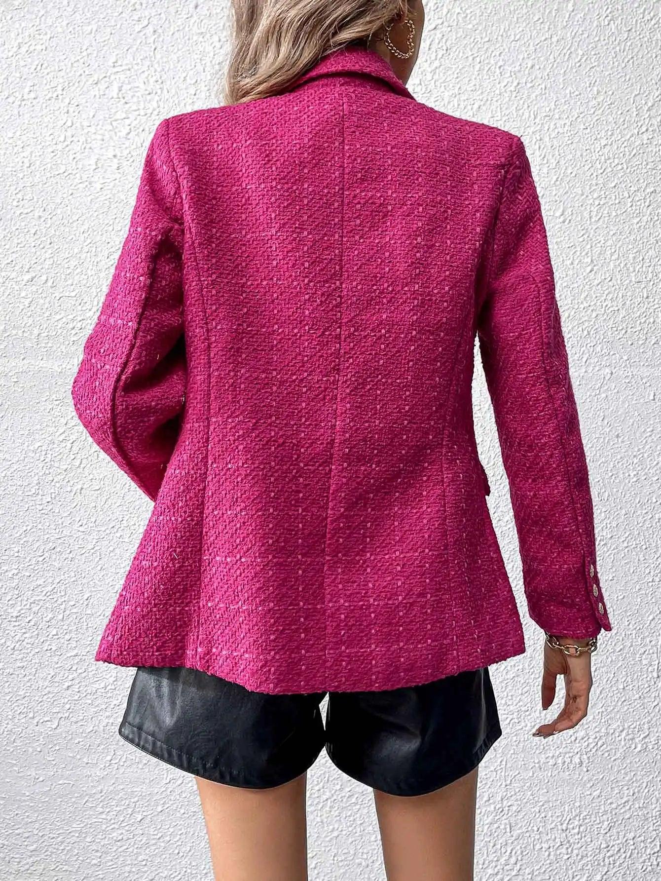 Avelena | Pink Tweed Blazer