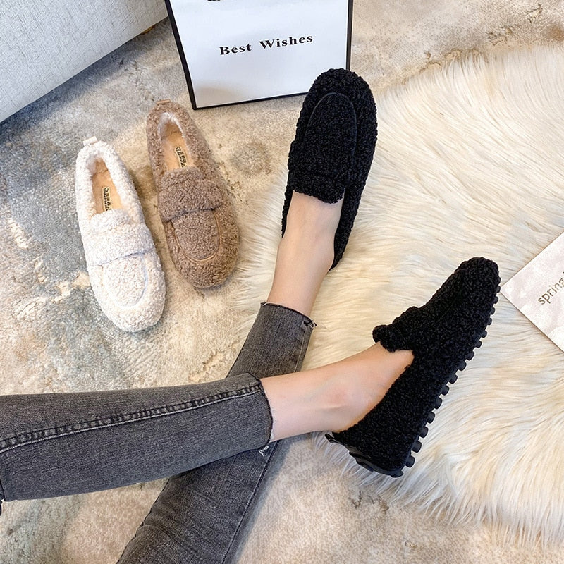 Flauschige Mokassins | Warm, Bequem & Stilvoll | Eleganter Casual-Look