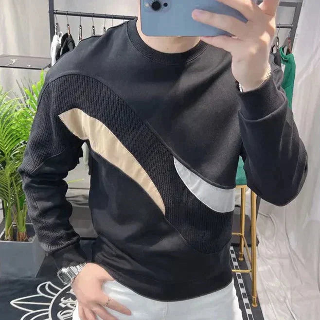 Avelena | Mode Pullover mit Lockerem O-Ausschnitt