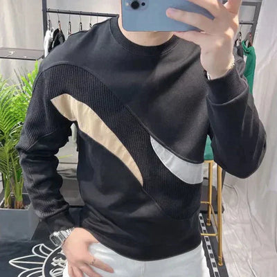 Avelena | Mode Pullover mit Lockerem O-Ausschnitt