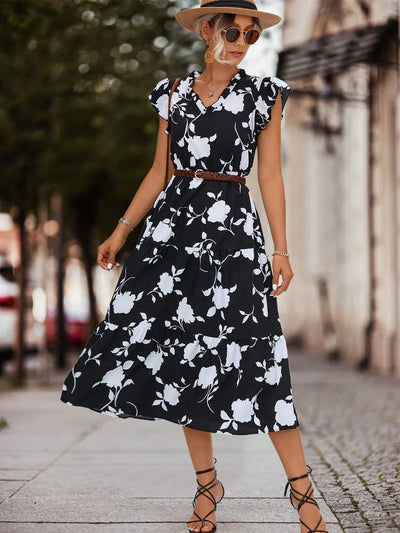 Maizie – Elegantes Kleid mit Flügelärmeln